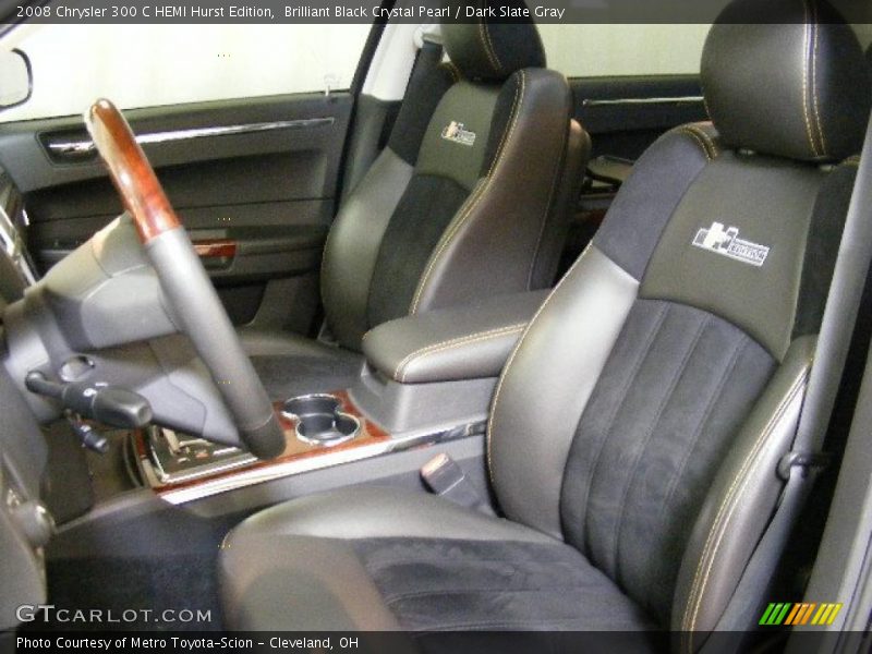 Brilliant Black Crystal Pearl / Dark Slate Gray 2008 Chrysler 300 C HEMI Hurst Edition