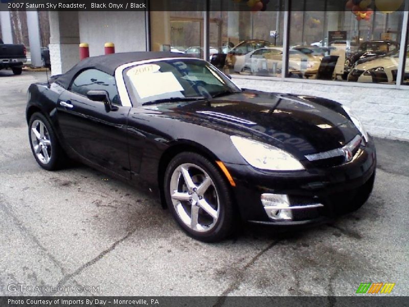 Black Onyx / Black 2007 Saturn Sky Roadster