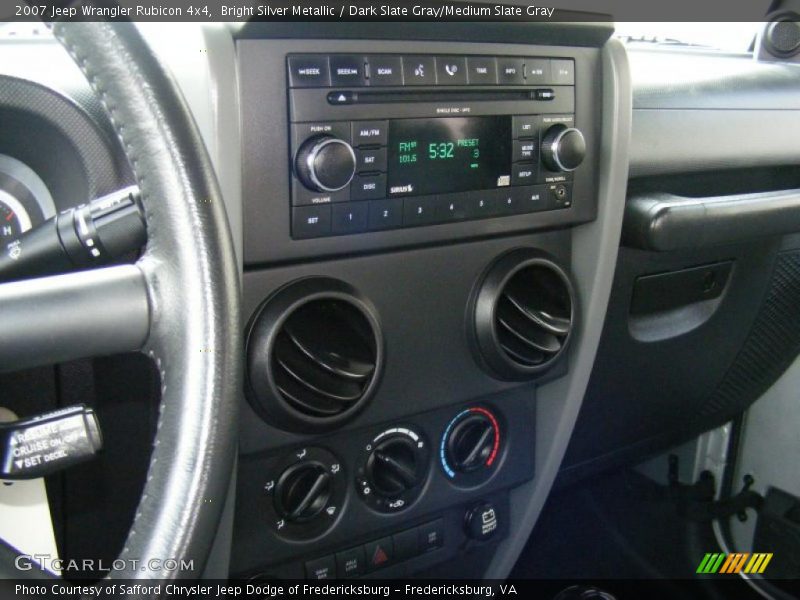 Bright Silver Metallic / Dark Slate Gray/Medium Slate Gray 2007 Jeep Wrangler Rubicon 4x4