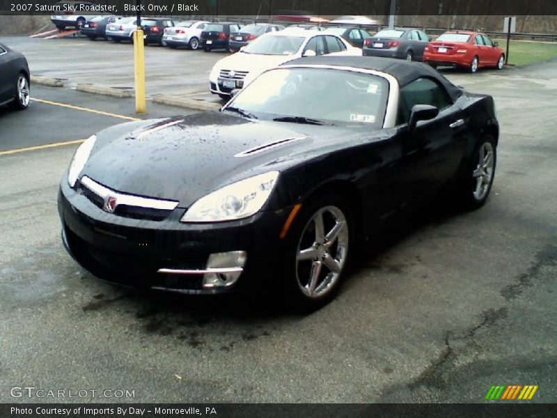 Black Onyx / Black 2007 Saturn Sky Roadster