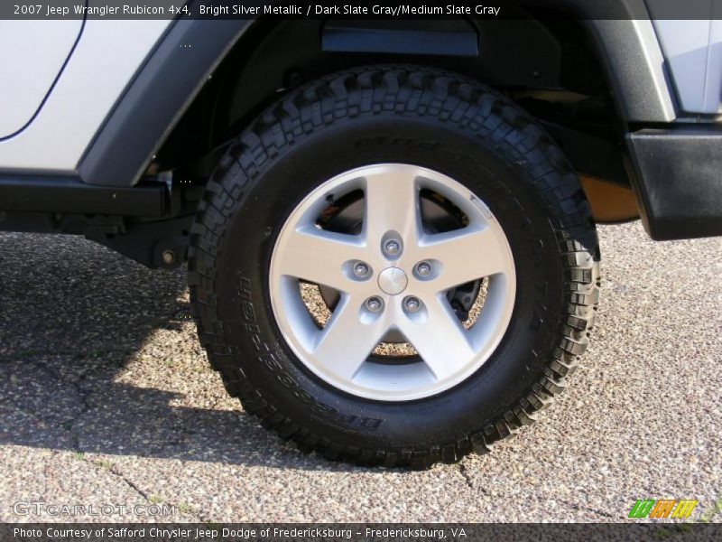 Bright Silver Metallic / Dark Slate Gray/Medium Slate Gray 2007 Jeep Wrangler Rubicon 4x4