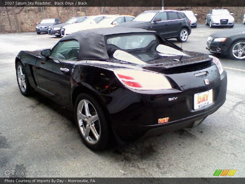 Black Onyx / Black 2007 Saturn Sky Roadster
