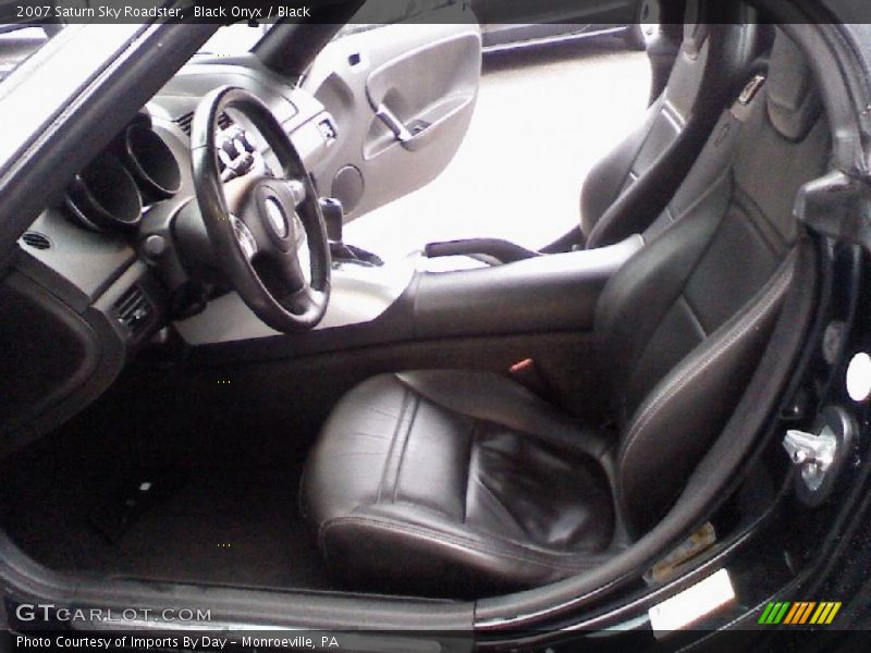 Black Onyx / Black 2007 Saturn Sky Roadster