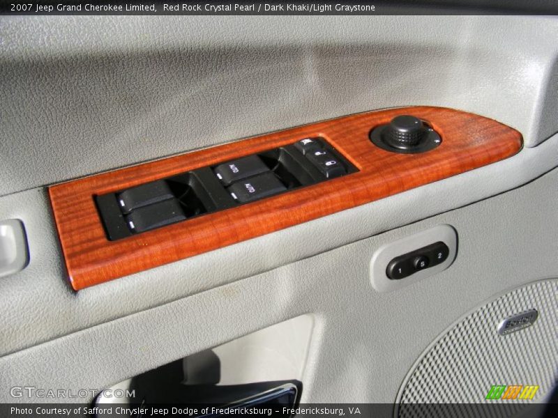 Red Rock Crystal Pearl / Dark Khaki/Light Graystone 2007 Jeep Grand Cherokee Limited