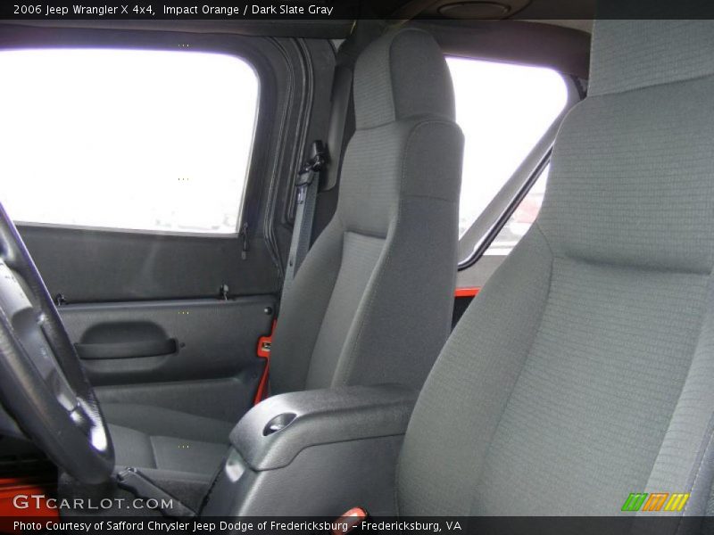 Impact Orange / Dark Slate Gray 2006 Jeep Wrangler X 4x4