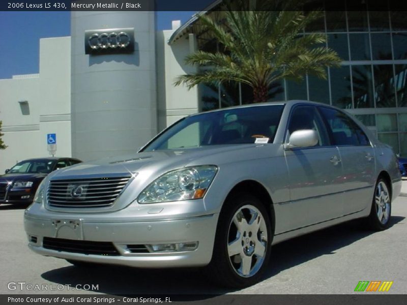 Mercury Metallic / Black 2006 Lexus LS 430