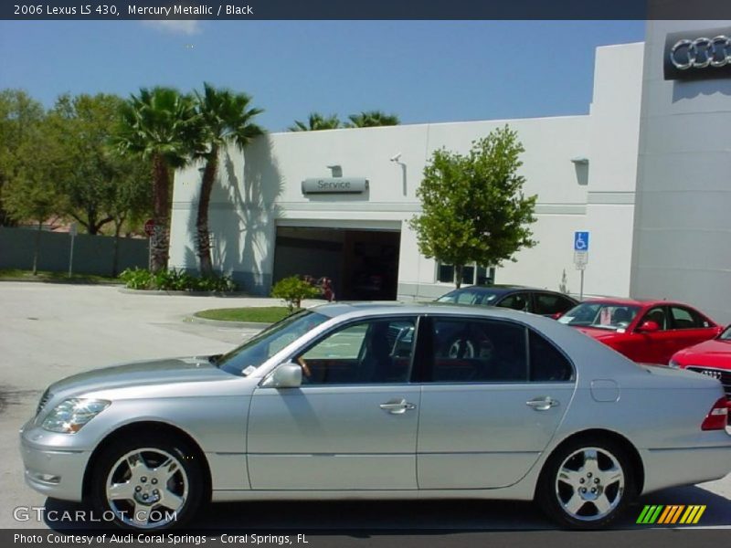 Mercury Metallic / Black 2006 Lexus LS 430