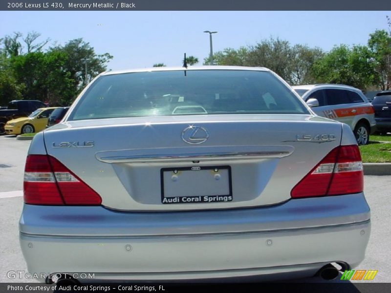 Mercury Metallic / Black 2006 Lexus LS 430
