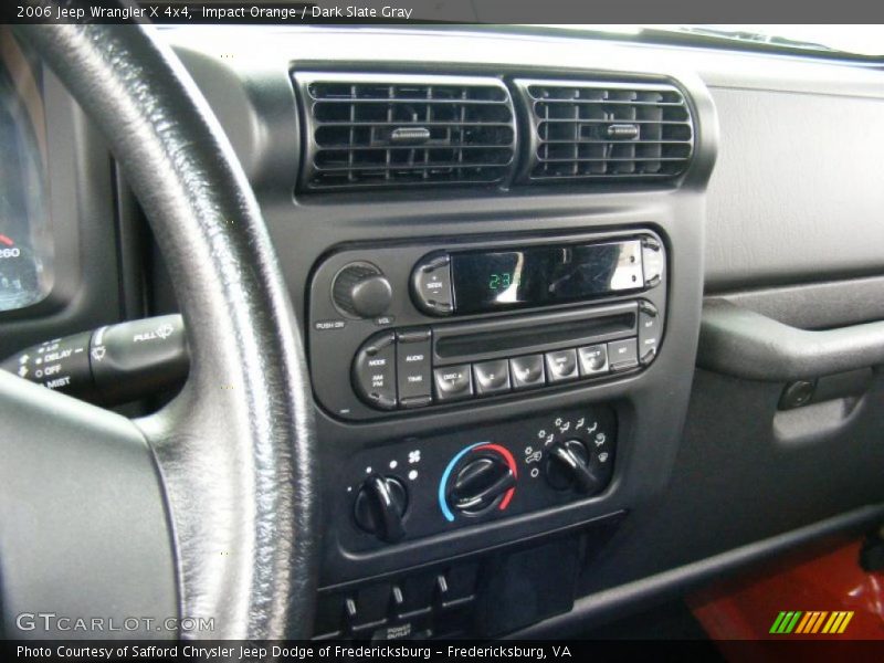 Impact Orange / Dark Slate Gray 2006 Jeep Wrangler X 4x4