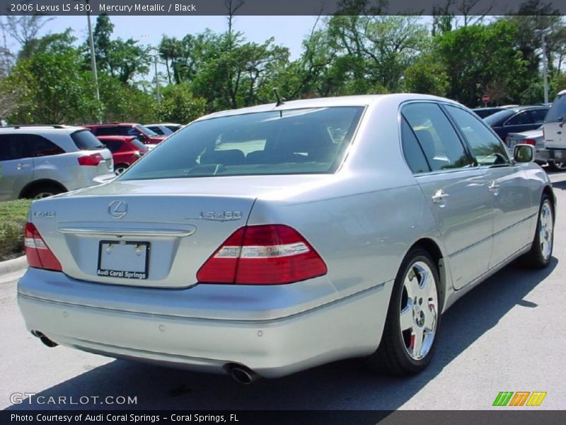 Mercury Metallic / Black 2006 Lexus LS 430
