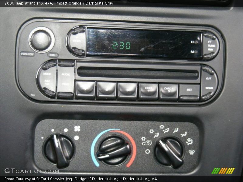 Impact Orange / Dark Slate Gray 2006 Jeep Wrangler X 4x4