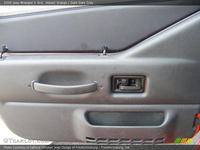 Impact Orange / Dark Slate Gray 2006 Jeep Wrangler X 4x4