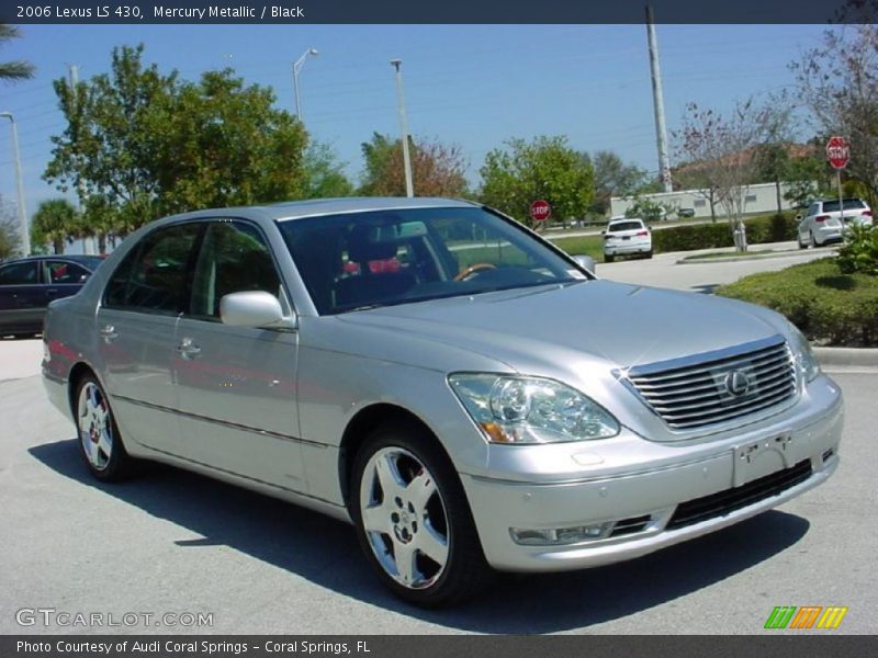 Mercury Metallic / Black 2006 Lexus LS 430