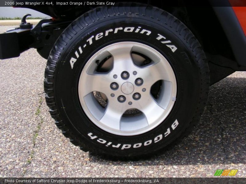 Impact Orange / Dark Slate Gray 2006 Jeep Wrangler X 4x4