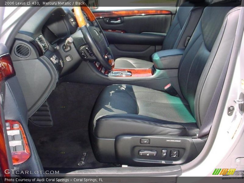 Mercury Metallic / Black 2006 Lexus LS 430