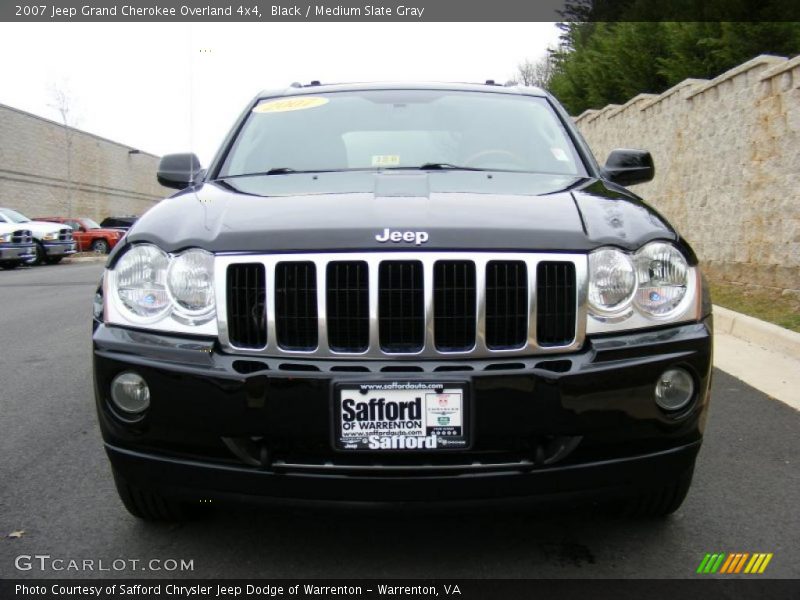 Black / Medium Slate Gray 2007 Jeep Grand Cherokee Overland 4x4