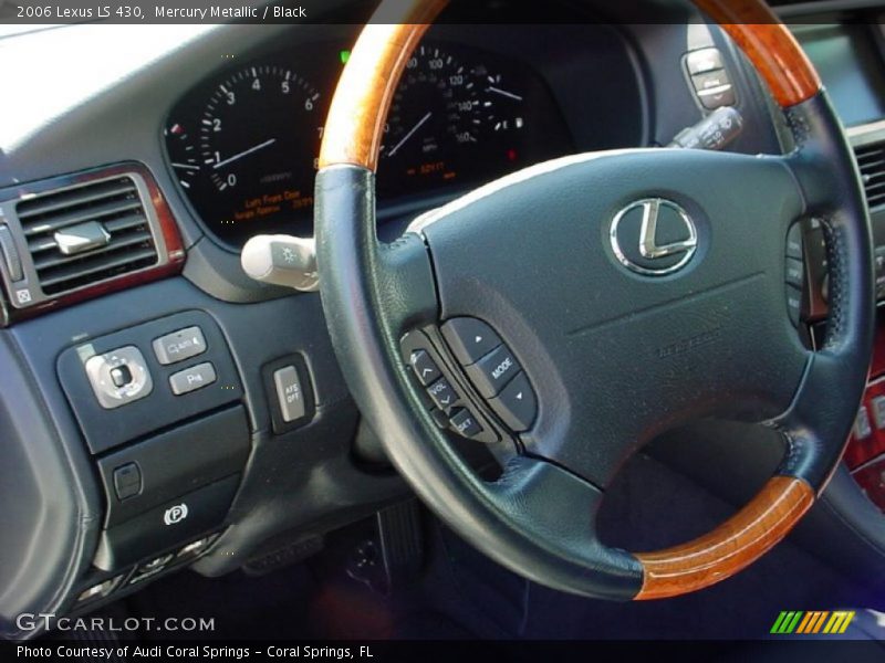 Mercury Metallic / Black 2006 Lexus LS 430