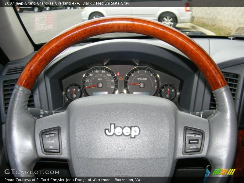 Black / Medium Slate Gray 2007 Jeep Grand Cherokee Overland 4x4