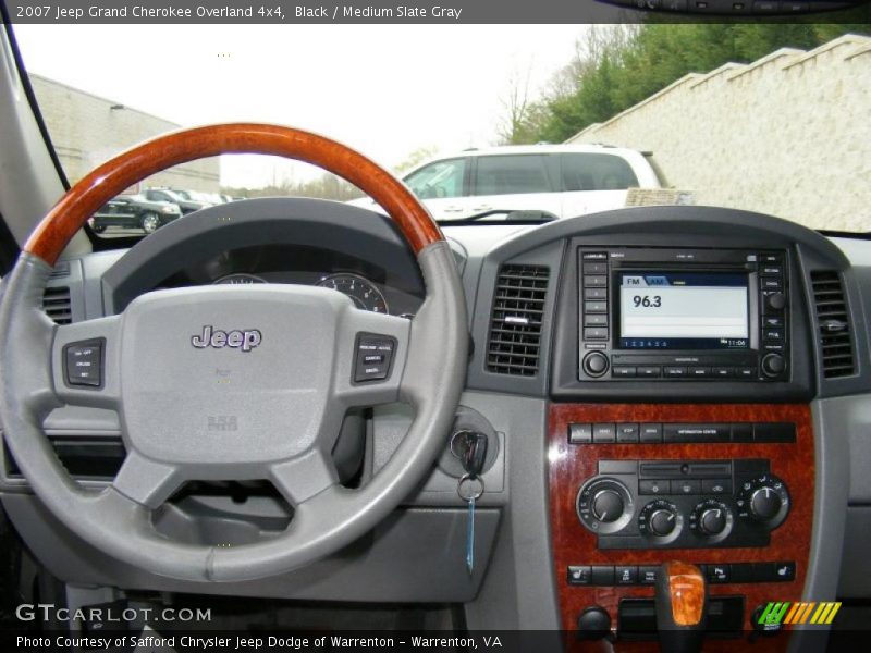 Black / Medium Slate Gray 2007 Jeep Grand Cherokee Overland 4x4