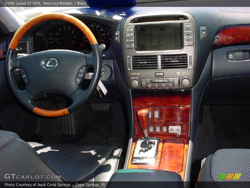 Mercury Metallic / Black 2006 Lexus LS 430