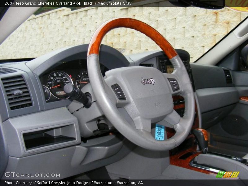 Black / Medium Slate Gray 2007 Jeep Grand Cherokee Overland 4x4