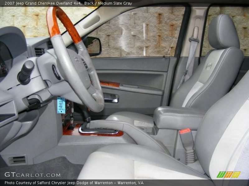 Black / Medium Slate Gray 2007 Jeep Grand Cherokee Overland 4x4