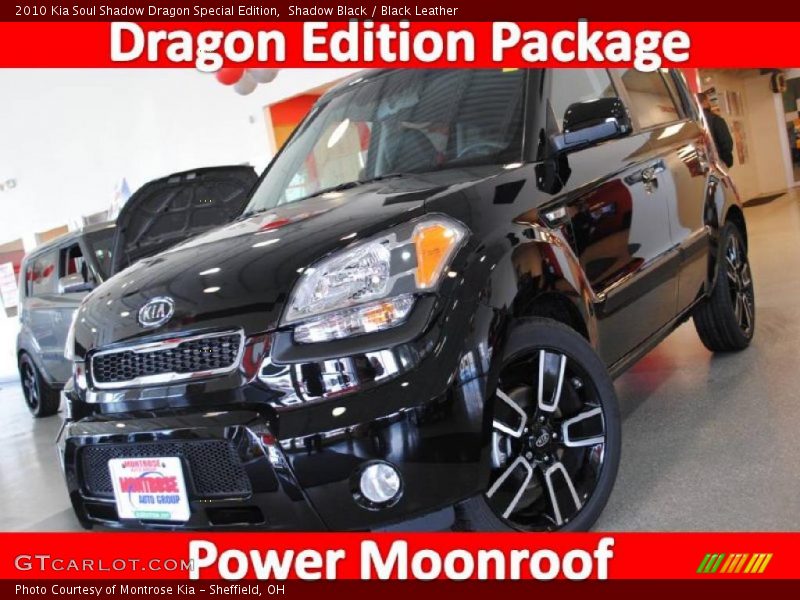 Shadow Black / Black Leather 2010 Kia Soul Shadow Dragon Special Edition