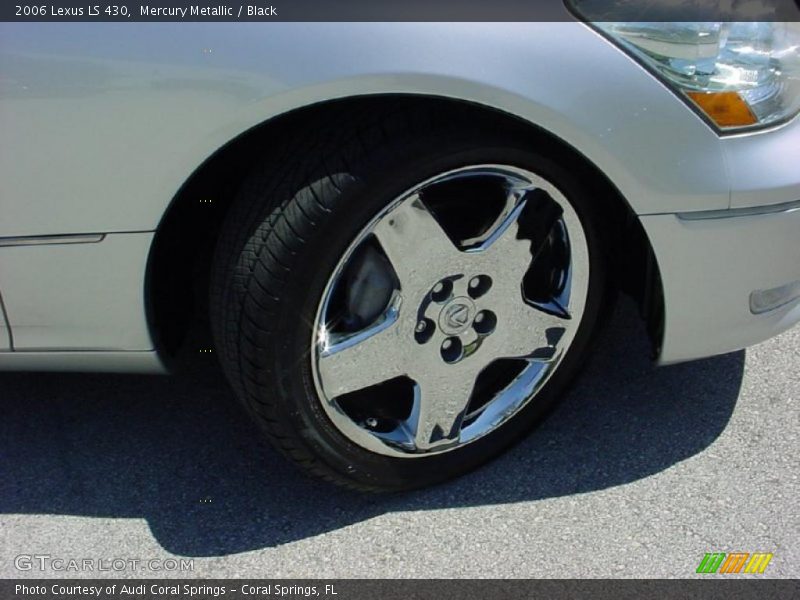 Mercury Metallic / Black 2006 Lexus LS 430