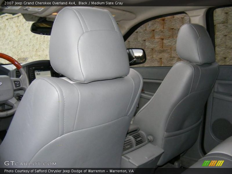 Black / Medium Slate Gray 2007 Jeep Grand Cherokee Overland 4x4
