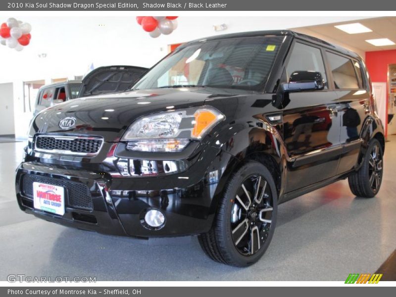 Shadow Black / Black Leather 2010 Kia Soul Shadow Dragon Special Edition