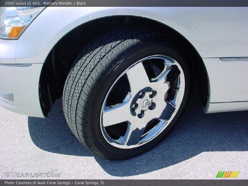 Mercury Metallic / Black 2006 Lexus LS 430