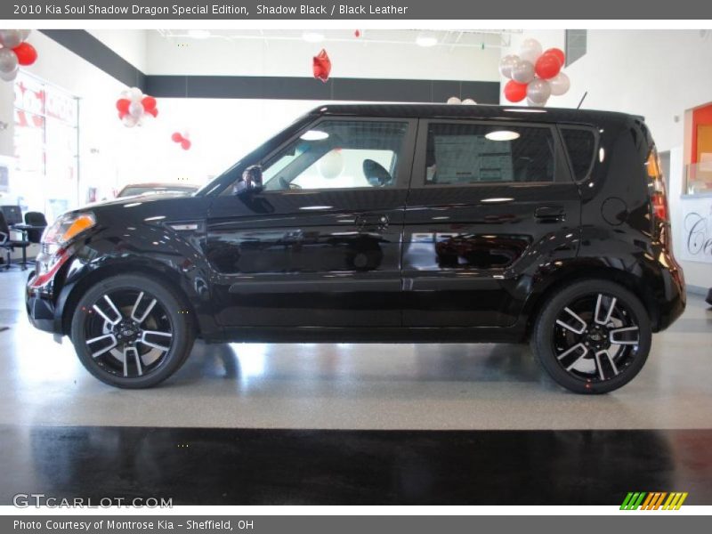 Shadow Black / Black Leather 2010 Kia Soul Shadow Dragon Special Edition