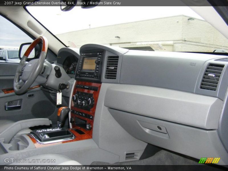 Black / Medium Slate Gray 2007 Jeep Grand Cherokee Overland 4x4
