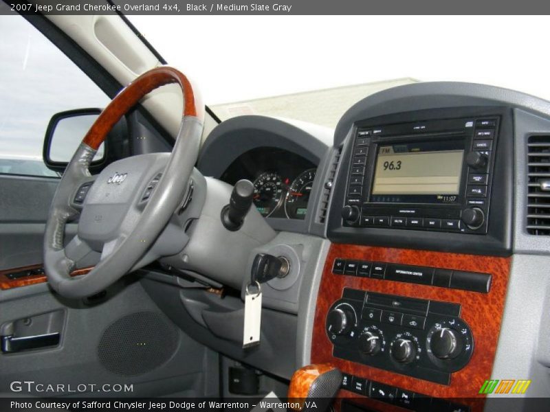 Black / Medium Slate Gray 2007 Jeep Grand Cherokee Overland 4x4