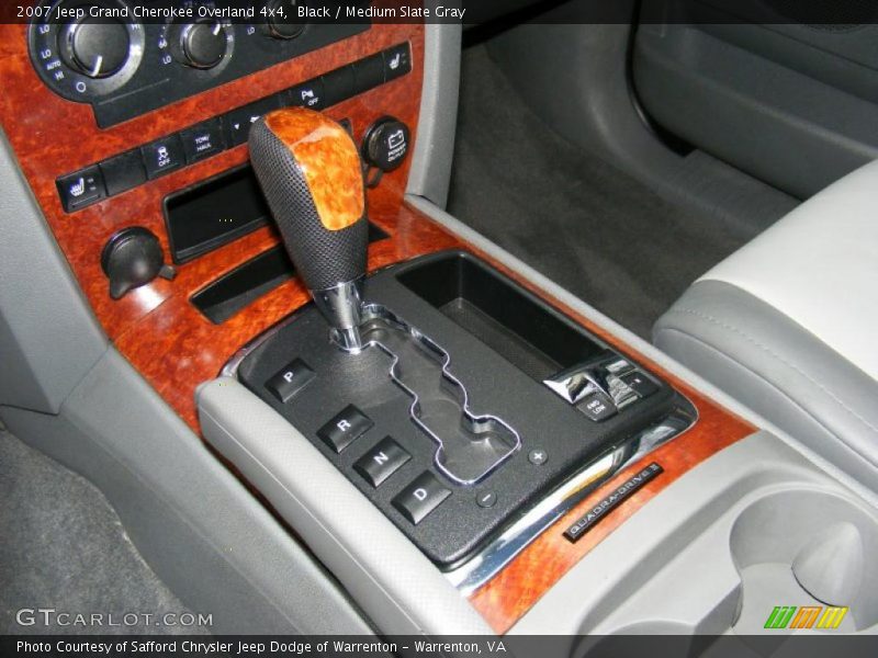 Black / Medium Slate Gray 2007 Jeep Grand Cherokee Overland 4x4