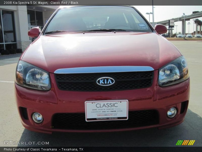 Classic Red / Black 2008 Kia Spectra 5 SX Wagon