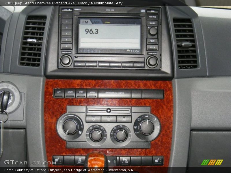 Black / Medium Slate Gray 2007 Jeep Grand Cherokee Overland 4x4