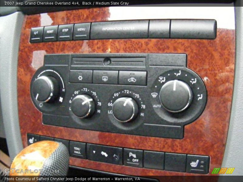 Black / Medium Slate Gray 2007 Jeep Grand Cherokee Overland 4x4