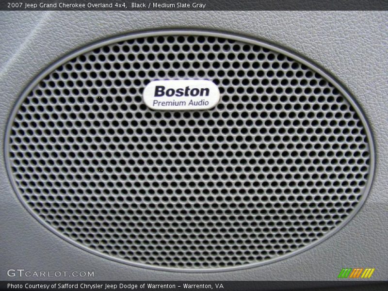 Black / Medium Slate Gray 2007 Jeep Grand Cherokee Overland 4x4