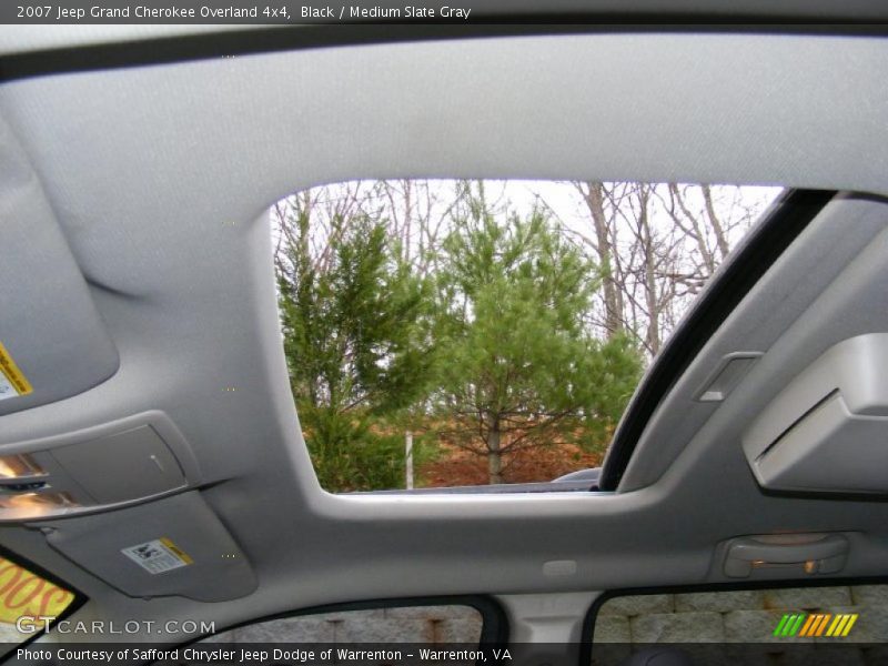 Black / Medium Slate Gray 2007 Jeep Grand Cherokee Overland 4x4