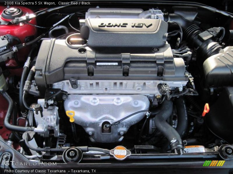 Classic Red / Black 2008 Kia Spectra 5 SX Wagon
