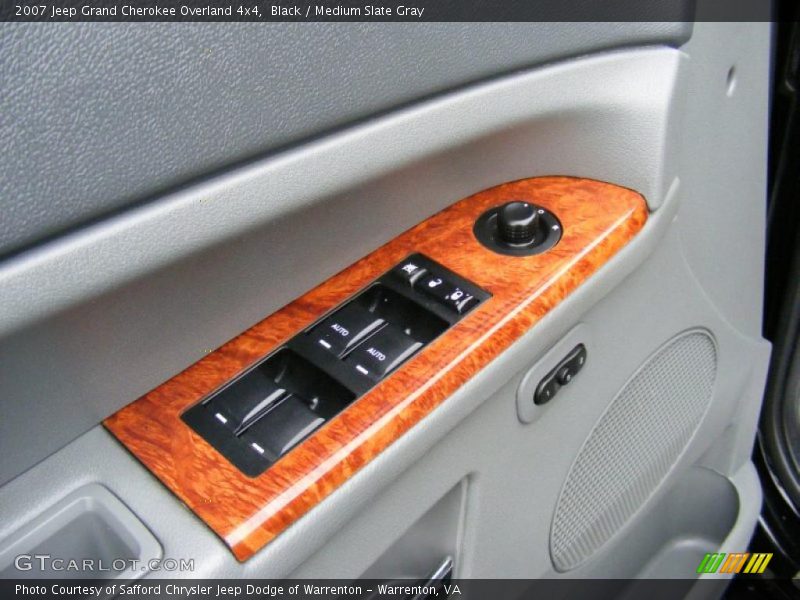 Black / Medium Slate Gray 2007 Jeep Grand Cherokee Overland 4x4