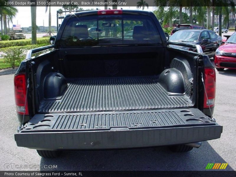 Black / Medium Slate Gray 2006 Dodge Ram 1500 Sport Regular Cab