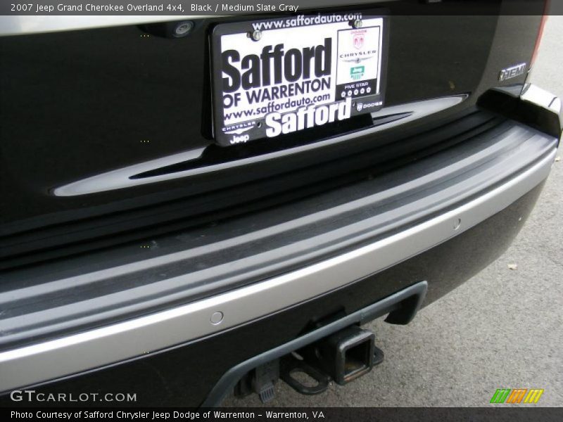 Black / Medium Slate Gray 2007 Jeep Grand Cherokee Overland 4x4