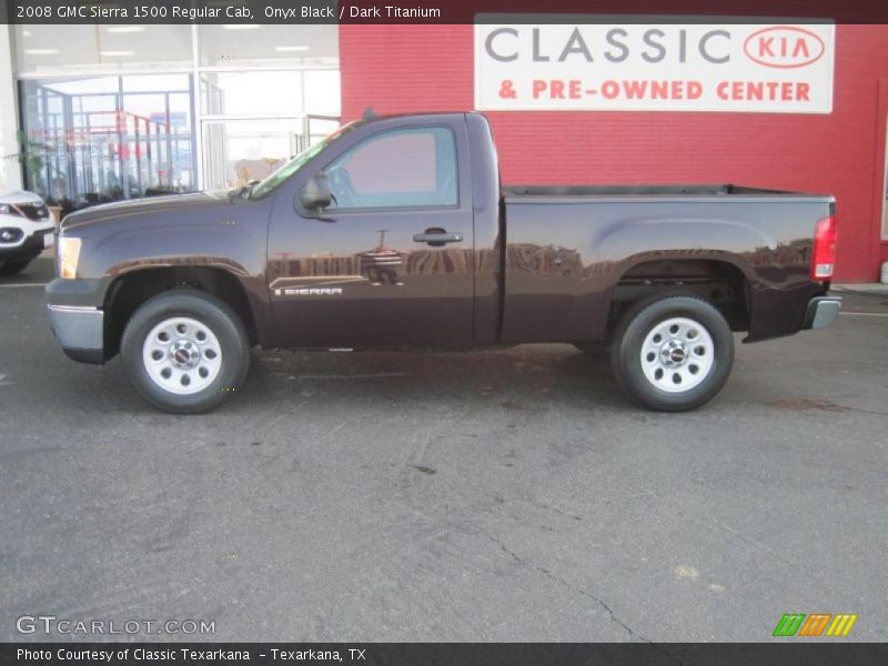 Onyx Black / Dark Titanium 2008 GMC Sierra 1500 Regular Cab