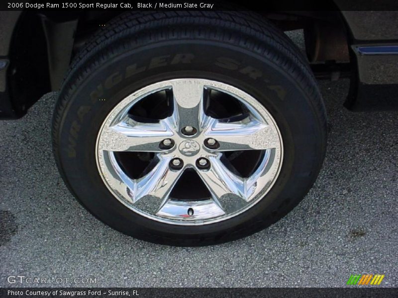 Black / Medium Slate Gray 2006 Dodge Ram 1500 Sport Regular Cab