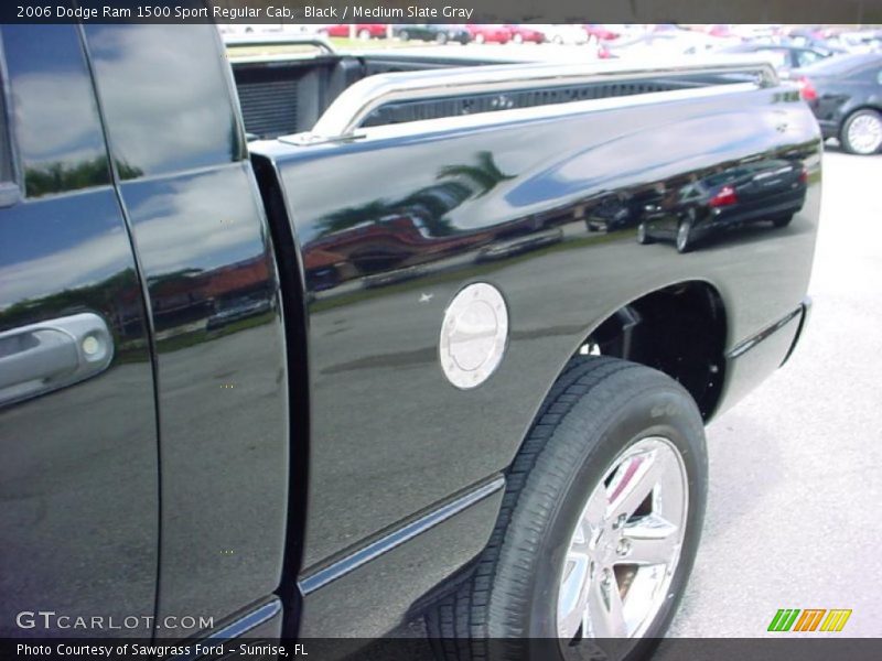 Black / Medium Slate Gray 2006 Dodge Ram 1500 Sport Regular Cab