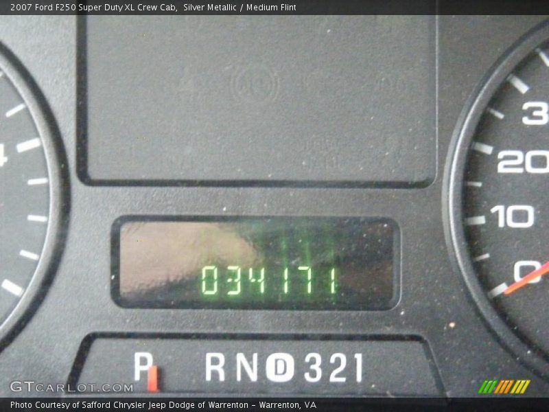 Silver Metallic / Medium Flint 2007 Ford F250 Super Duty XL Crew Cab