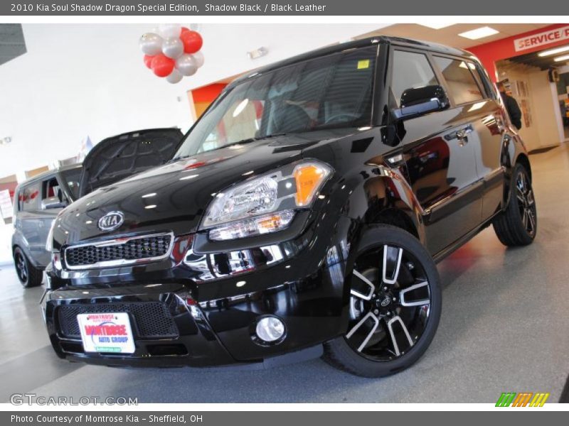 Shadow Black / Black Leather 2010 Kia Soul Shadow Dragon Special Edition