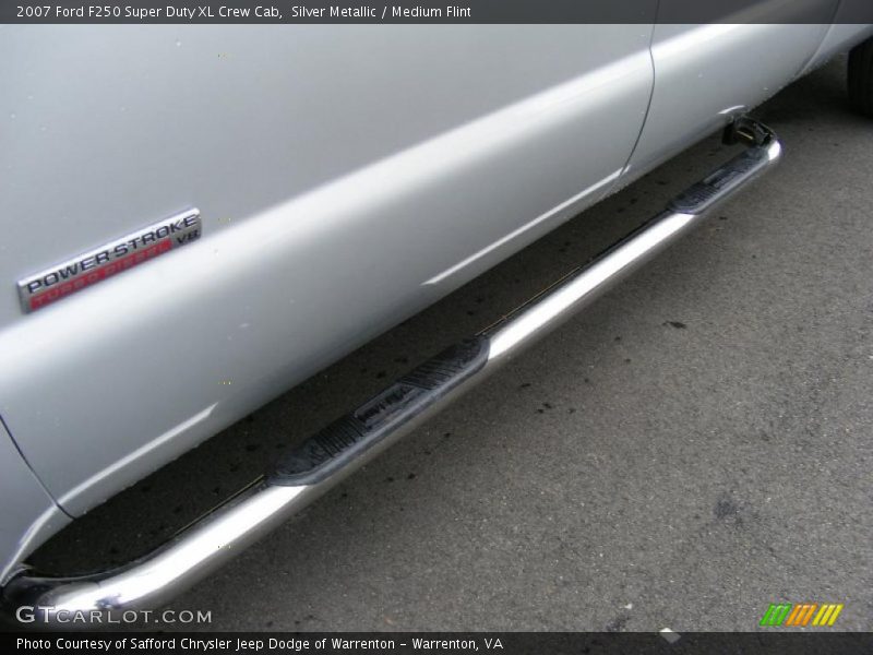 Silver Metallic / Medium Flint 2007 Ford F250 Super Duty XL Crew Cab